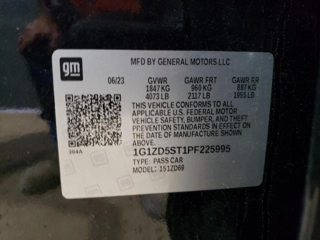 2023 CHEVROLET MALIBU LT - 1G1ZD5ST1PF225995