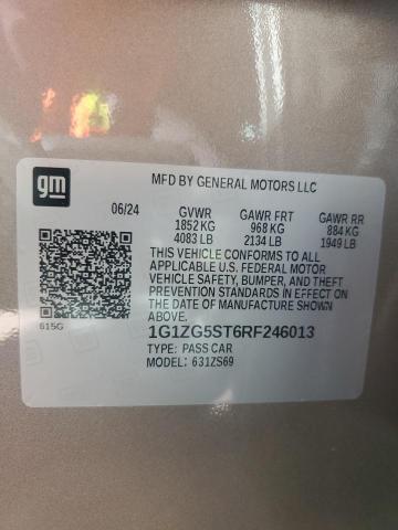 2024 CHEVROLET MALIBU RS - 1G1ZG5ST6RF246013
