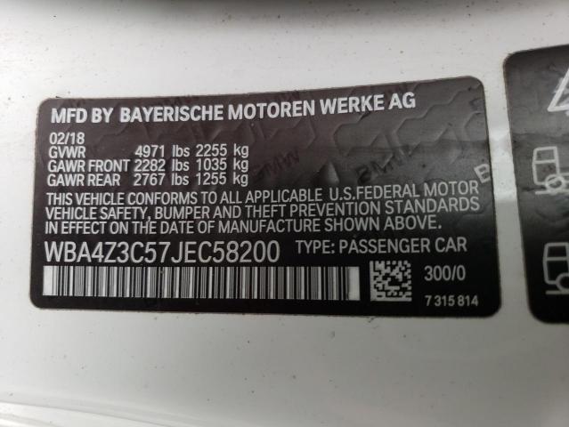 2018 BMW 430XI - WBA4Z3C57JEC58200