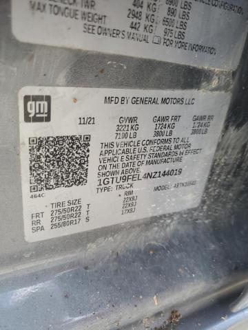 2022 GMC SIERRA LIM - 1GTU9FEL4NZ144019