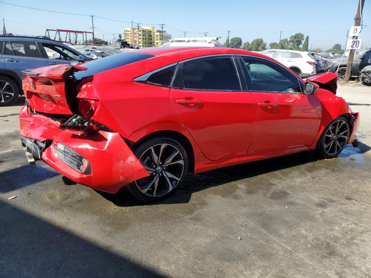 Lot #3026988797 2019 HONDA CIVIC SPOR