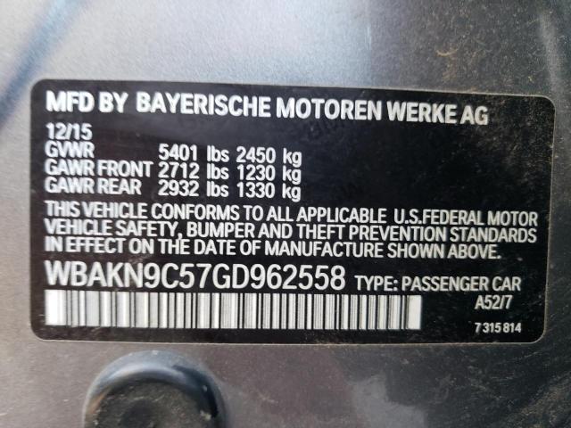 2016 BMW 550 I - WBAKN9C57GD962558