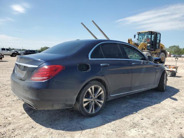 MERCEDES-BENZ C 350E 2018 blue  hybrid engine 55SWF4HB4JU262496 photo #4