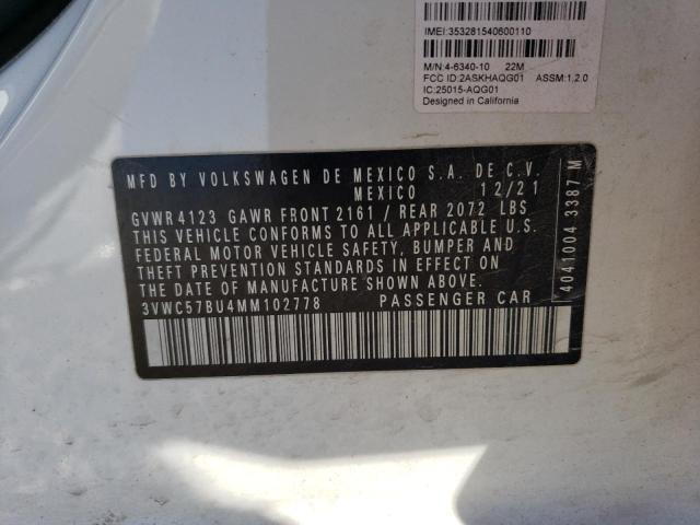 2021 VOLKSWAGEN JETTA S - 3VWC57BU4MM102778