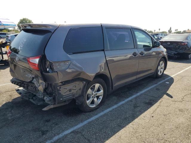 TOYOTA SIENNA 2017 gray  gas 5TDZZ3DC6HS855152 photo #4