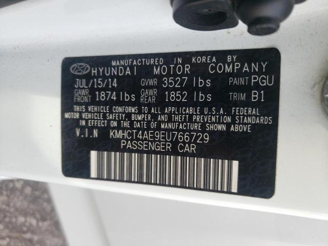 VIN KMHCT4AE9EU766729 2014 Hyundai Accent, Gls no.13