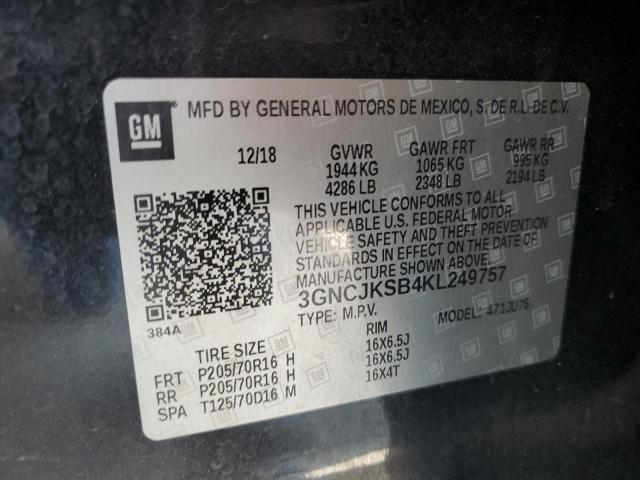 2019 CHEVROLET TRAX LS - 3GNCJKSB4KL249757