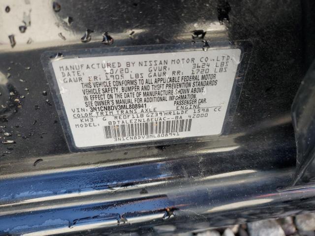 VIN 3N1CN8DV3ML808941 2021 NISSAN VERSA no.12