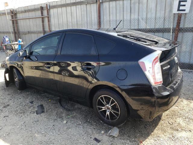 TOYOTA PRIUS 2012 black hatchbac hybrid engine JTDKN3DU3C1484818 photo #3