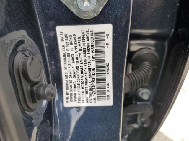 2019 HONDA INSIGHT LX 19XZE4F13KE003002