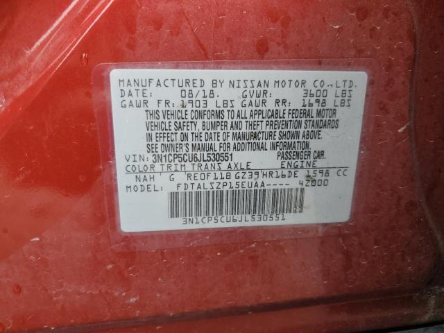 2018 NISSAN KICKS S - 3N1CP5CU6JL530551