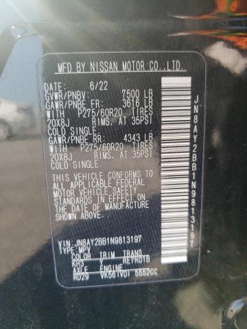 2022 NISSAN ARMADA SL - JN8AY2BB1N9813197