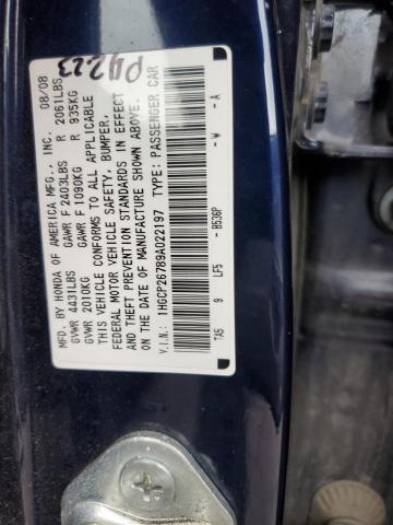 2009 HONDA ACCORD EX 1HGCP26789A022197  72129574