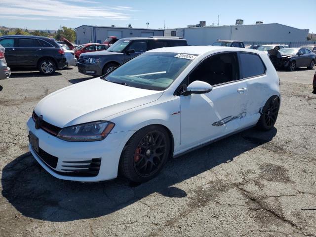 VOLKSWAGEN GTI 2015 white  gas 3VWTT7AU2FM057379 photo #1