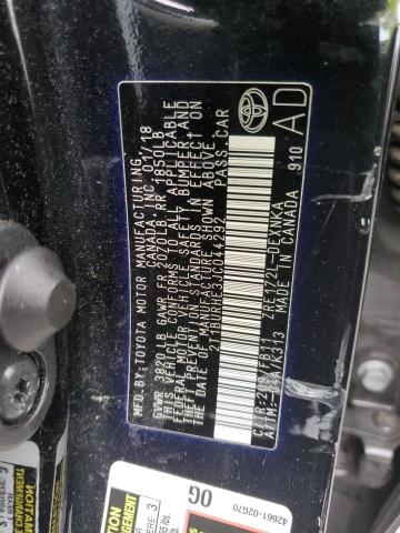 2018 TOYOTA COROLLA L - 2T1BURHE3JC044292