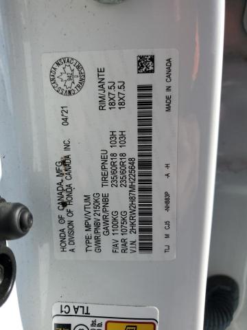 2021 HONDA CR-V EXL - 2HKRW2H87MH225648
