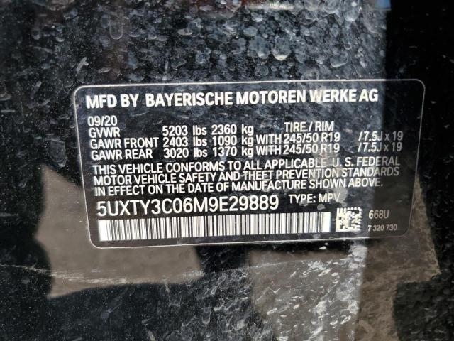 2021 BMW X3 SDRIVE3 - 5UXTY3C06M9E29889