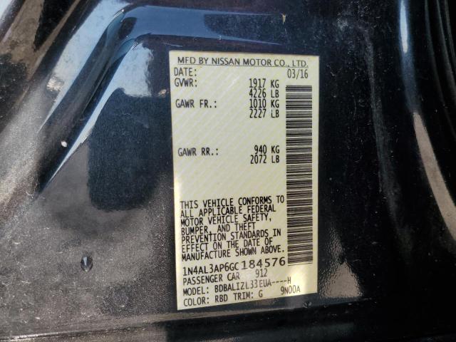 2016 NISSAN ALTIMA 2.5 - 1N4AL3AP6GC184576