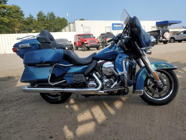 HARLEY-DAVIDSON FLHTK ELEC 2014 blue road/str gas 1HD1KEL14EB710352 photo #1