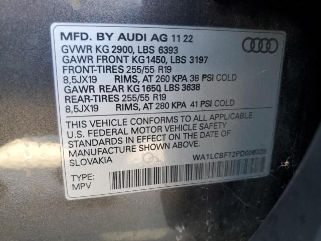 VIN WA1LCBF72PD006335 2023 AUDI Q7 no.14