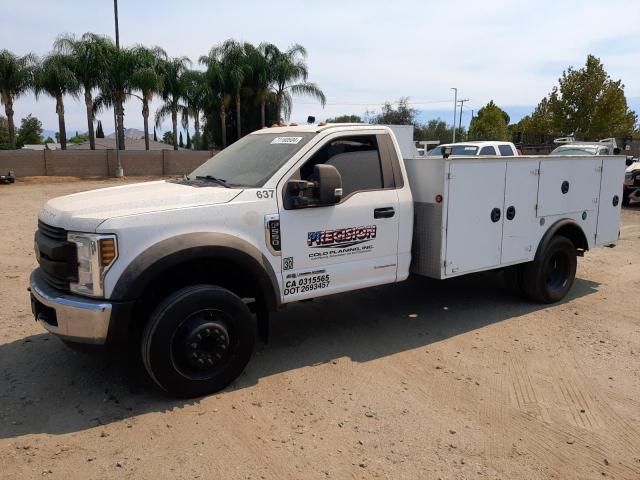 FORD F550 SUPER 2018 white  diesel 1FDUF5GT7JDA01486 photo #1