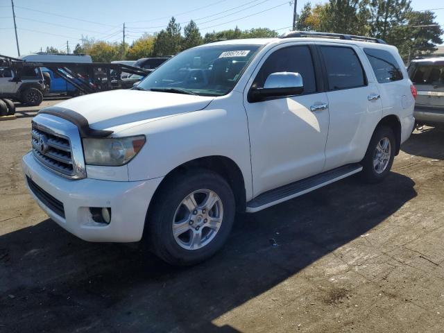 TOYOTA SEQUOIA LI 2008 white  gas 5TDBY68A38S006899 photo #1