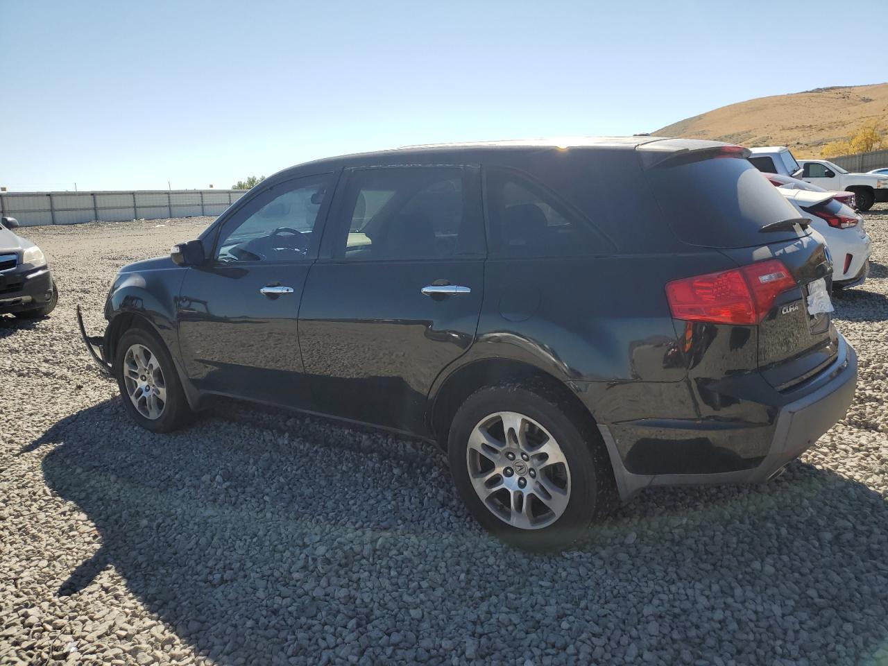 ACURA MDX TECHNO 2008 black  gas 2HNYD28408H531842 photo #3