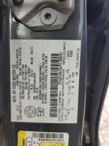 2018 FORD FUSION SE - 3FA6P0H76JR130041