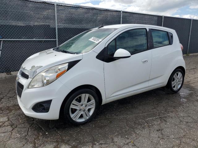 CHEVROLET SPARK 1LT 2014 white hatchbac gas KL8CD6S96EC533615 photo #1
