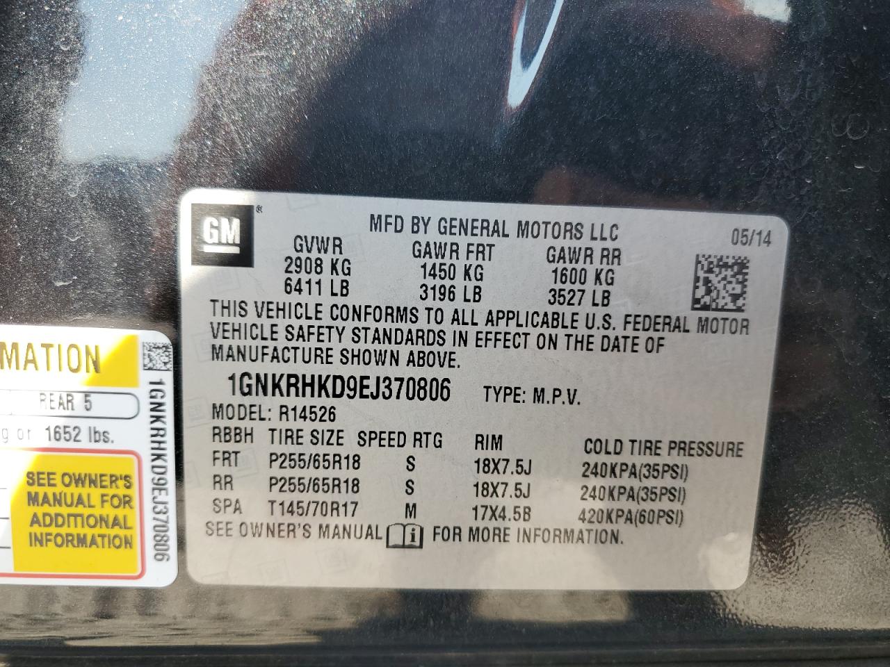 CHEVROLET TRAVERSE LT