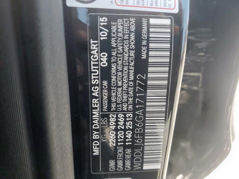 2016 MERCEDES-BENZ CLS 400 WDDLJ6FB6GA171772