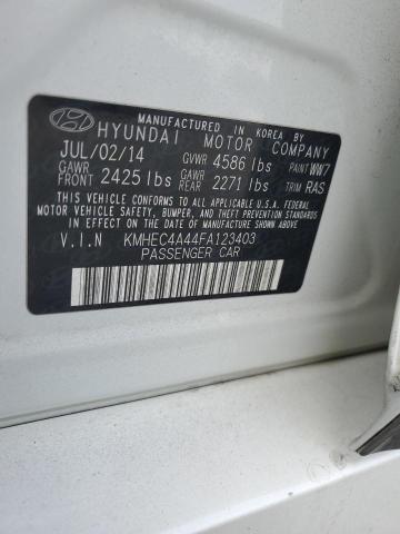 2015 HYUNDAI SONATA HYBRID KMHEC4A44FA123403