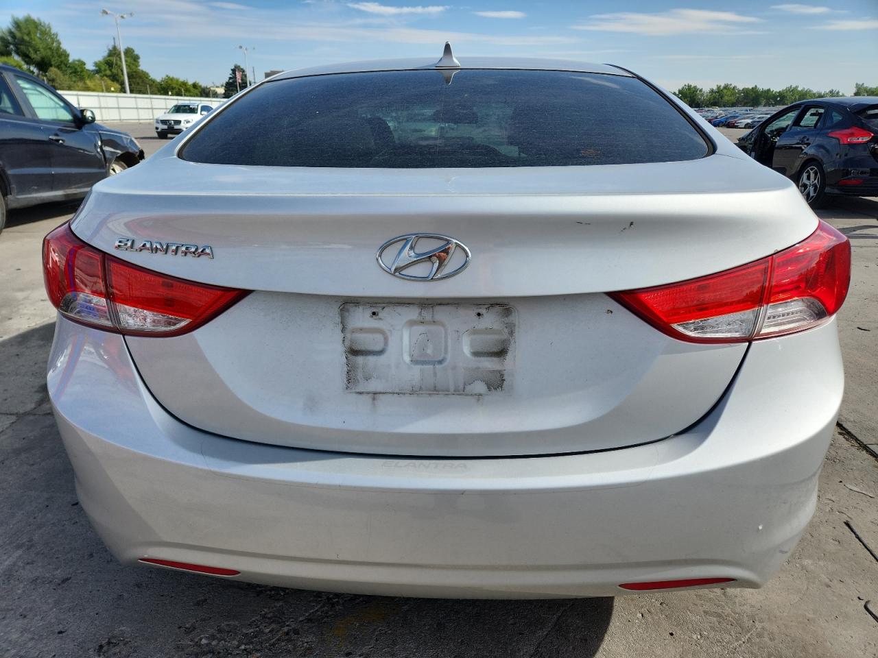 Lot #3317811088 2012 HYUNDAI ELANTRA GL