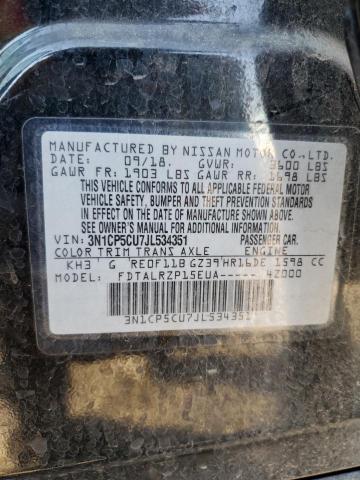 2018 NISSAN KICKS S 3N1CP5CU7JL534351