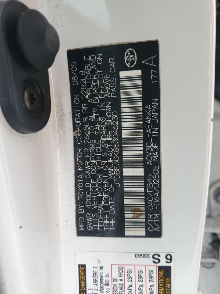 Lot #3275957792 2006 TOYOTA CAMRY LE