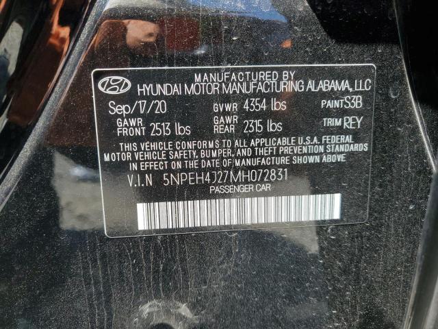 2021 HYUNDAI SONATA LIM 5NPEH4J27MH072831