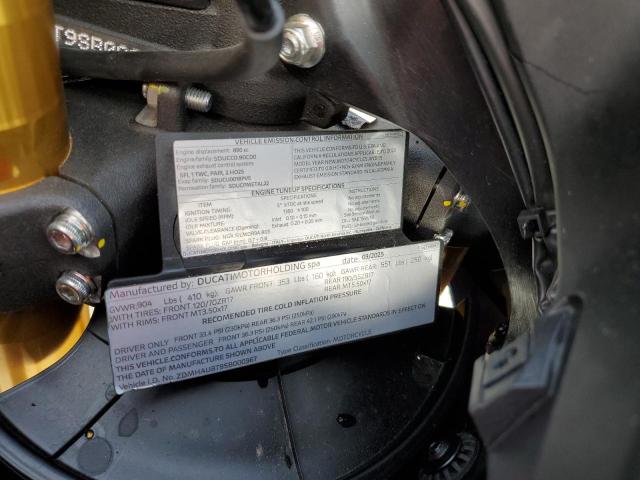 2025 DUCATI PANIGALE V2 ZDMHAU8T9SB000967