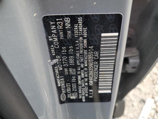 2022 HYUNDAI VENUE SEL KMHRC8A35NU135914