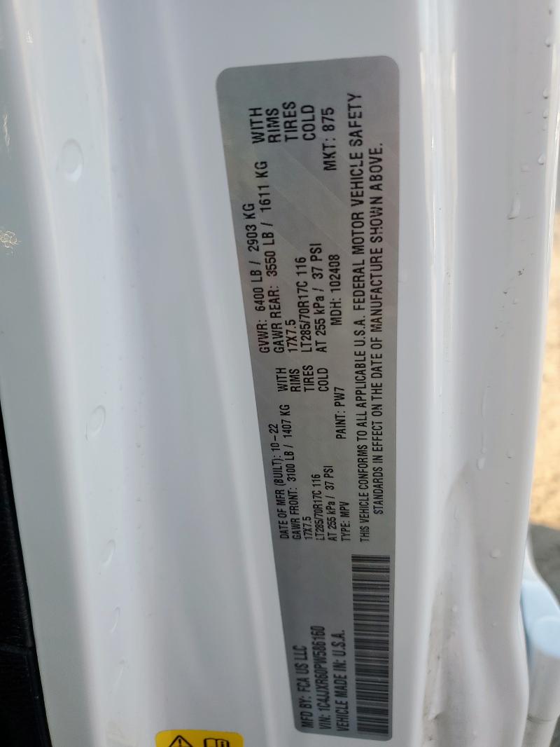 2023 JEEP WRANGLER R #3236869494