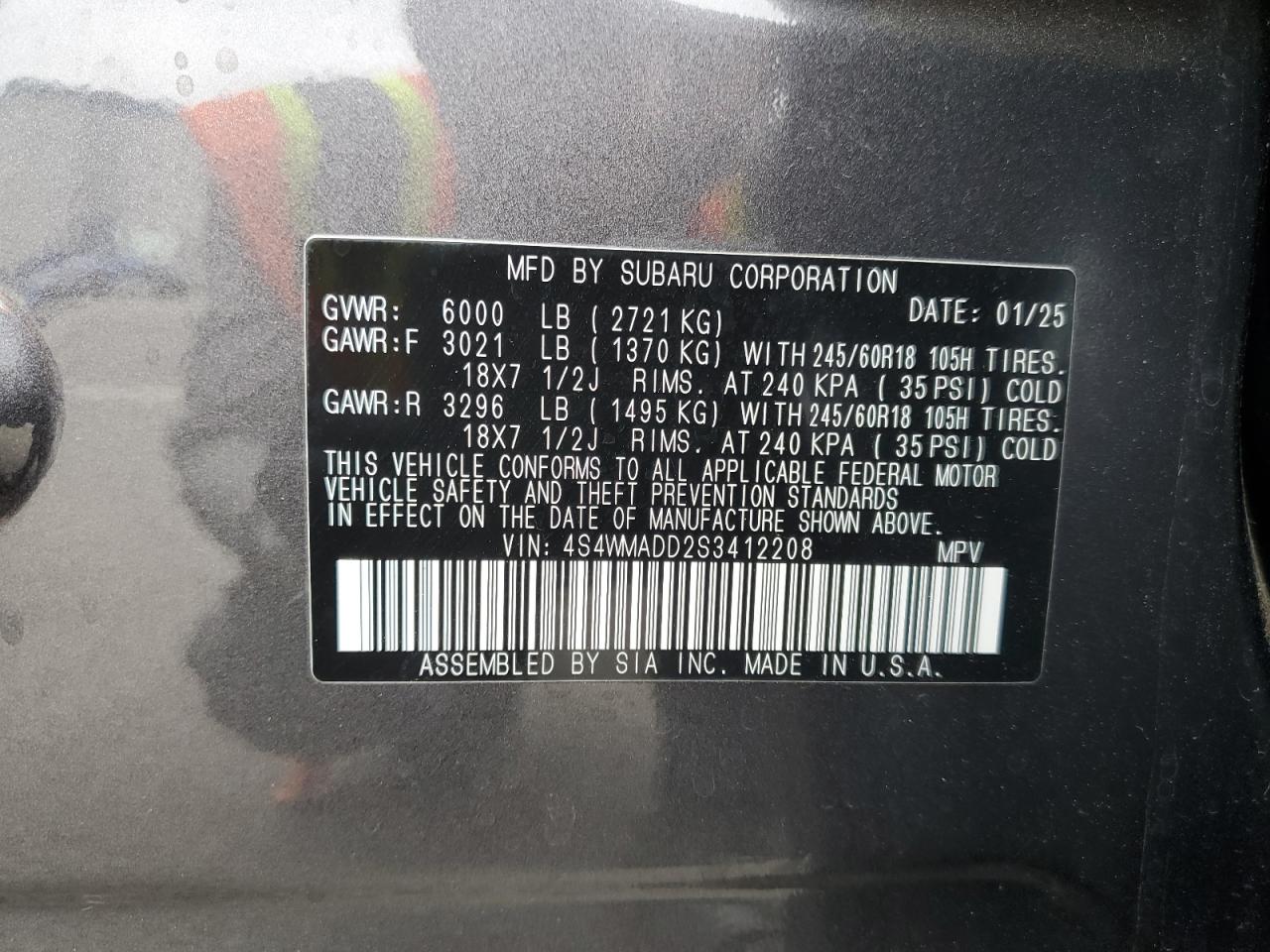 SUBARU ASCENT PREMIUM