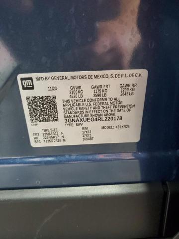 2024 CHEVROLET EQUINOX LT 3GNAXUEG4RL220178