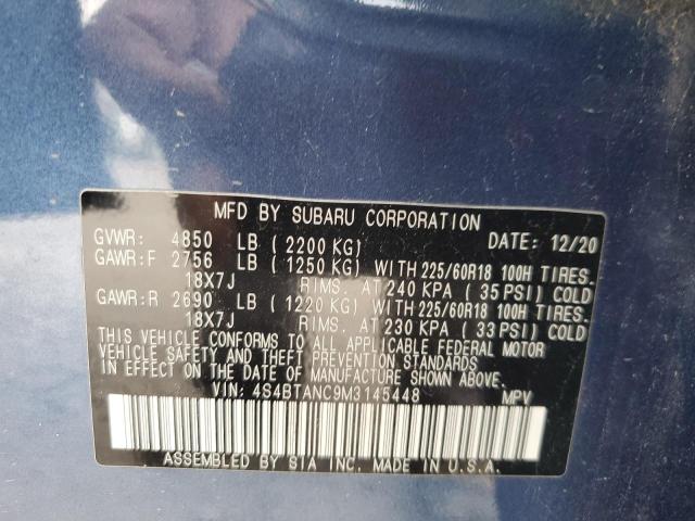 2021 SUBARU OUTBACK LI 4S4BTANC9M3145448