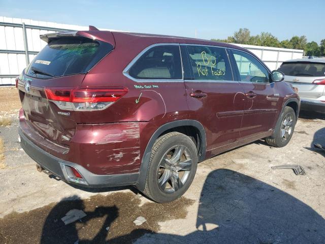 2017 TOYOTA HIGHLANDER HYBRID LIMITED 5TDDGRFH4HS034062