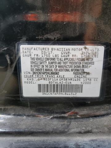 2017 NISSAN VERSA S - 3N1CN7AP2HL866562