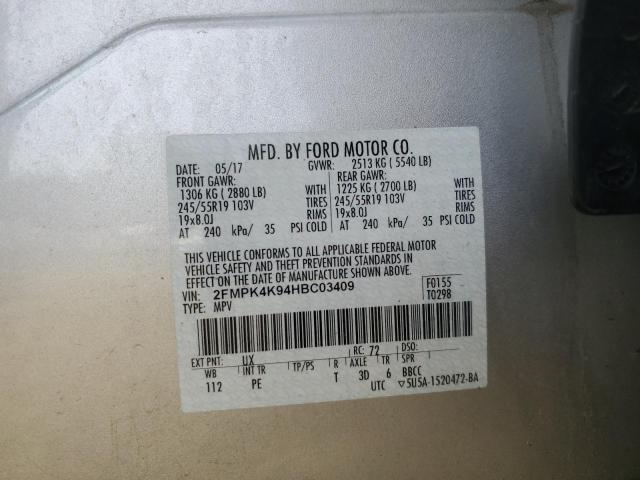 2017 FORD EDGE TITAN #3240105570