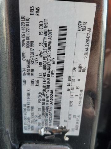 2015 FORD ESCAPE S 1FMCU0F75FUA50248
