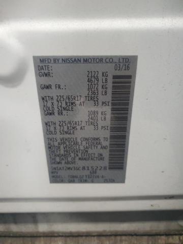 2016 NISSAN ROGUE S - 5N1AT2MV3GC815228