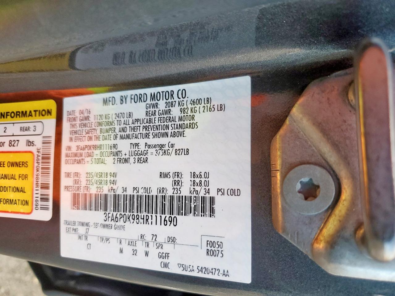 FORD FUSION TITANIUM