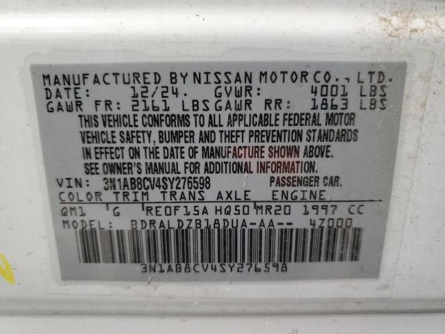 2025 NISSAN SENTRA SV - 3N1AB8CV4SY276598