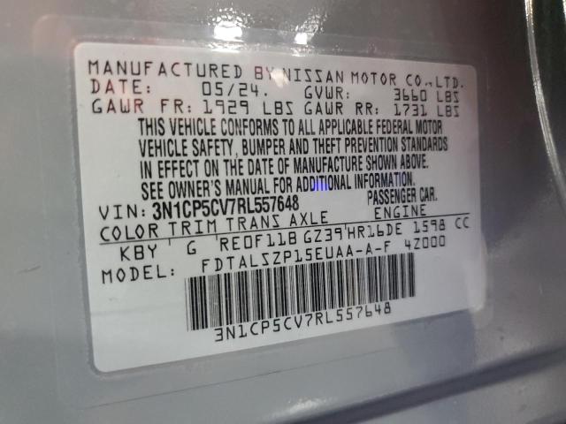 2024 NISSAN KICKS SV - 3N1CP5CV7RL557648